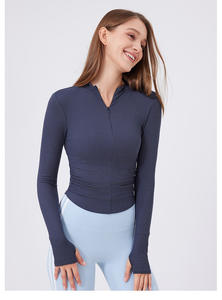 Haute qualité femmes Slim Fitness T-Shirt à manches longues Sexy Hottie Design basique impression courte longueur été sport fait tissu - Product Image 6