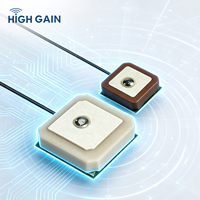 Antenne GPS céramique active intégrée à gain élevé 20x20mm GNSS L1 GLONASS BeiDou avec câble IPEX intégré