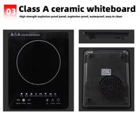 Ventes d'usine populaires Plaque chauffante autonome Microlite Cuisinière électrique à induction à chauffage rapide 2200W