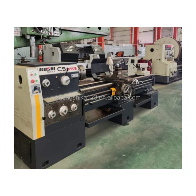BAOJI BOCHI CS6150B 2000mm Heavy Duty Conventional Manual Lathe Machine Mechanical Metal Machine Tools With 82mm Spindle Bore