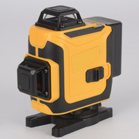 Niveau laser industriel de haute précision DIY, classe II, 16 lignes, 3 niveaux automatiques, lumière verte, alimenté par batterie, extérieur, automatique