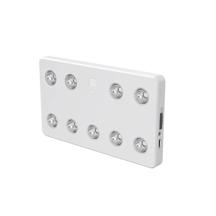 Luz LED de 12V para debajo del armario, batería recargable con interruptor de Sensor manual