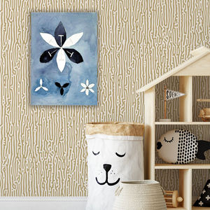 Vente en gros 2025 Affiche d'art en métal de style jardin Impression botanique en étain Décoration murale de couloir montée par aimant Plaque peinte - Product Image 2