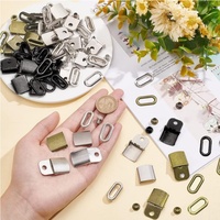 Ventes directes d'usine métal Nickel oeillet casquette de Baseball boucle sangle corde fer Clips ceinture métal fermoir coulissant libération chapeau boucle
