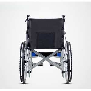 Foldable Transport Wheelchair Portable Travel Wheelchair with Solid Tires Hand Push <strong>Mobility</strong> <strong>Chair</strong> for Elderly Adults - Product Image 4