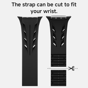 Meilleure vente Bracelet de montre <span class=keywords><strong>sport</strong></span> en silicone <span class=keywords><strong>pour</strong></span> Smart Ultra 2 49mm FKM Bracelet de montre en caoutchouc <span class=keywords><strong>pour</strong></span> IWatch Appl Band 49mm 45mm 44mm 42mm - Product Image 6