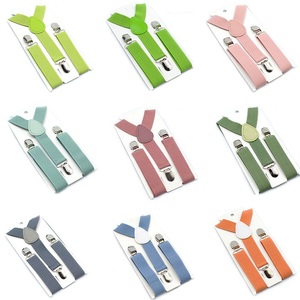 <span class=keywords><strong>Tirantes</strong></span> elásticos de cuero para niños, de colores para correas ajustables fiesta, <span class=keywords><strong>traje</strong></span>, falda, accesorios de regalo - Product Image 2