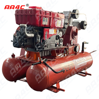 Compresseur d'air diesel à piston portable AA4C pour l'industrie minière, pompe à air extérieure, source d'air d'atelier AA-W2.8/5