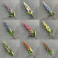 Bunga Wisteria Sutra Buatan, Untaian Bunga Gantung untuk Dekorasi Pernikahan di Langit-langit