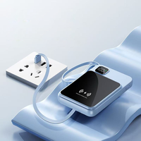 Batterie externe sans fil personnalisée de haute qualité Mini 10000mAh 20000mAh avec chargeur rapide PD 22.5W pour smartphones