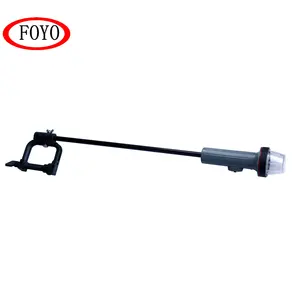 FOYO marka ucuz fiyat kayık aksesuarları 24 ''ampul taşınabilir pil kumandalı ışık yay led ışıkları tekneler için araba yat kayık