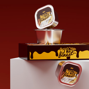 Boîte d'expédition pour aliments pour animaux de compagnie en carton ondulé écologique personnalisée avec doublure en éponge |   Fermeture magnétique pour l'expédition de packs variés de pâtés pour chats - Product Image 2
