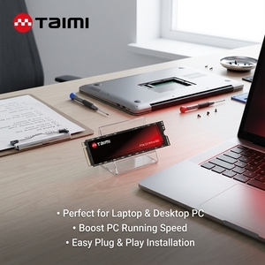 Taimi M.2 NVMe PCIe 3.0 SSD 256 Go, SSD interne pour ordinateur de bureau, démarrage rapide, jeu, haute vitesse de lecture/écriture - Product Image 2