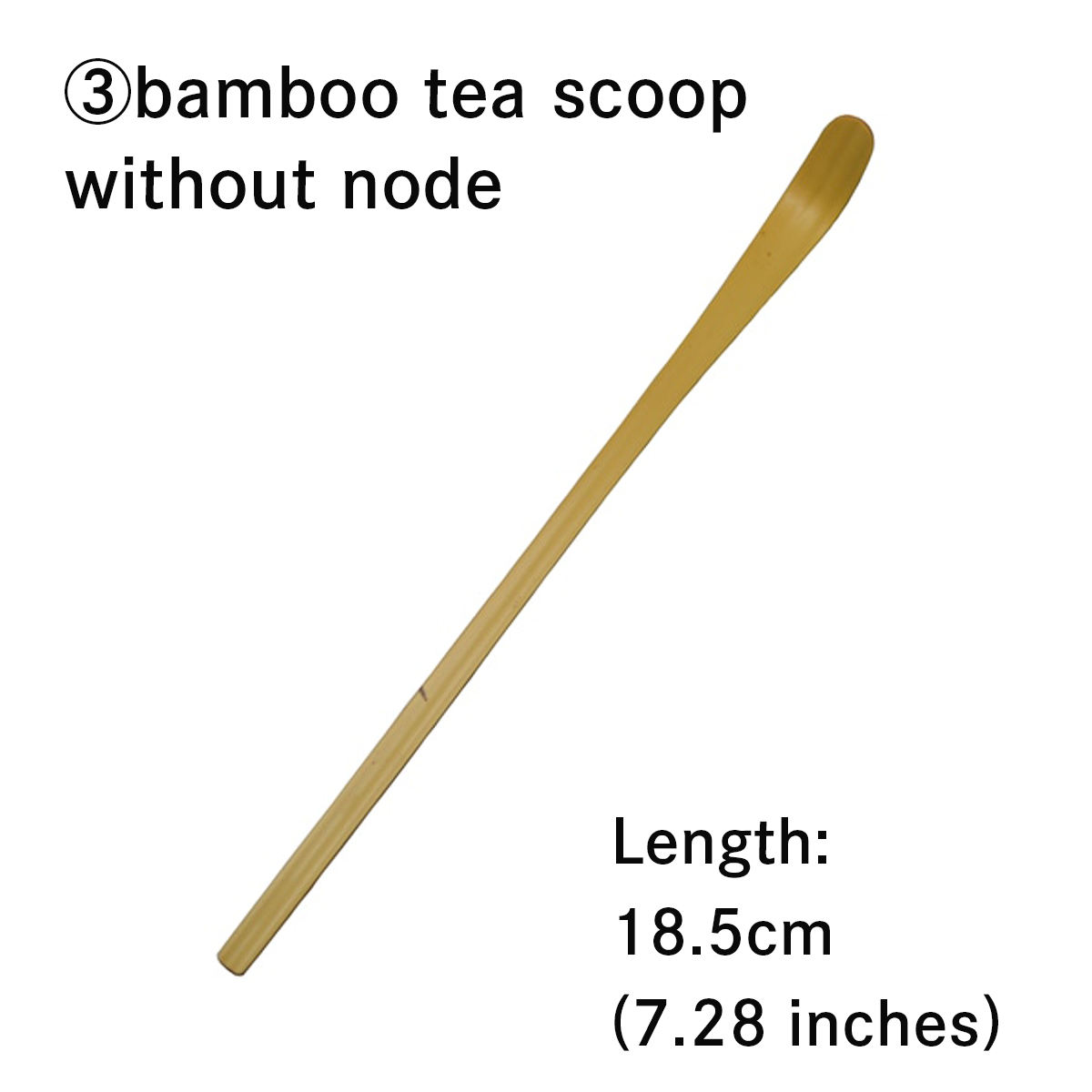 ที่ตักชาไม้ไผ่ (chashaku) ไม่มี Node