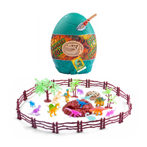 32pcs tùy chỉnh PVC <span class=keywords><strong>Moveable</strong></span> Tiny đồ chơi thu nhỏ khủng long mặt hàng 3D mô hình mô phỏng đồ chơi Set với khủng long trứng - Product Image 1