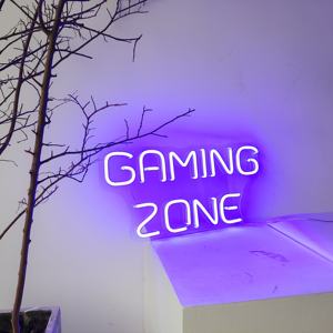 Led חדר תפאורה וואו אותיות ניאון שלטי קיר רכוב 3D תאורת Led ניאון סימן מותאם אישית אקריליק Led פרסום ניאון שילוט - Product Image 3