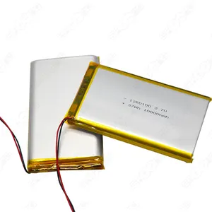 1260100 3,7 V 10 Ah Li-Polymer-Batterien 3,7 Volt Wiederaufladbarer Lithiumbatteriepack
