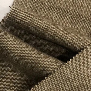 قماش صوفي مزدوج الوجه بنسبة 50٪ صوف و50٪ بوليستر، وزن 900 جرام/متر، نسيج ساتان منسوج من خيوط الصوف لسترات وبدلات الأولاد - Product Image 3