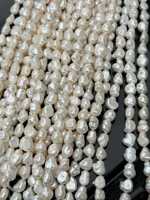 Perles d'eau douce naturelles blanches Edwin en vrac, perles en forme de baroque de 11 à 13 mm pour la fabrication de bijoux