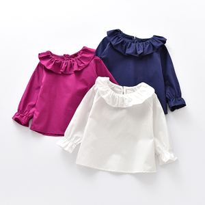 Camisetas de Manga Larga de Color Sólido para Niños, Fabricantes en China, Precio de 2 Dólares - Product Image 1