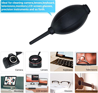 Durable Compact and Portable Silicone Air Blower Pump Soft Tip Dust Cleaner for DSLR Camera Lenses Sensors and Electronics
