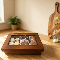 Boîte cadeau en bois de luxe pour dattes et produits alimentaires, idéale pour les cadeaux de boulanger, boîte en bois de qualité alimentaire, boîtes en bois pour chocolaterie