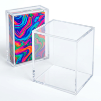 Boîte de présentation en acrylique personnalisée pour TCG Elite Trainer Box, boîte de protection transparente avec couvercle magnétique pour collectionneur