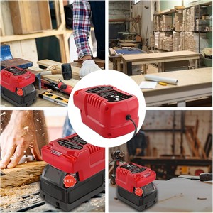 <span class=keywords><strong>Chargeur</strong></span> <span class=keywords><strong>rapide</strong></span> pour batterie <span class=keywords><strong>Milwaukee</strong></span> 18V, mini <span class=keywords><strong>chargeur</strong></span> 110V de remplacement pour batterie lithium-ion <span class=keywords><strong>Milwaukee</strong></span> M18 18V - Product Image 6