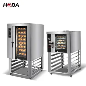 Chine four à convection industriel à air chaud 10 5 plateaux électrique avec fours à convection commerciaux de boulangerie à vapeur à vendre cuisson du pain