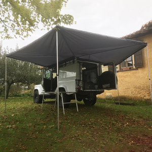Auvent de voiture robuste type aile de chauve-souris 270° imperméable PU3000mm, auvent latéral pour camping et protection solaire tout-terrain - Product Image 1