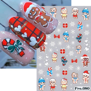 2023 NEWing Christmas Nail Sticker Penguin/ Santa/Deer Sliders Snowflakes Decal Tattoo F893 miglior adesivo per unghie di natale nel 2023 - Product Image 6