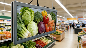 Écran publicitaire LCD double face étiré de 28,6 pouces, affichage numérique intérieur pour les magasins de détail, promotion commerciale - Product Image 6