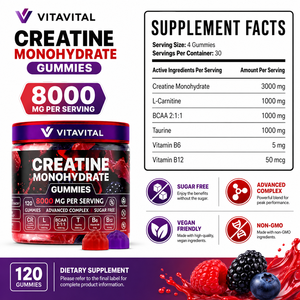 Fast Shipping Private Label Pre Workout Gummies Muscle Builder <strong>Creatine</strong> Monohydrate 10-19g Protein Energy Management - Product Image 3