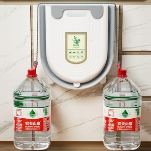 Wall Mounted Kitchen Waste <b>Bin</b> D Shape Foldable Cabinet Door Mounting Wet Garbage Storage Indoor Use - Product Image 3