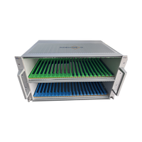 RDEKONO Rittal Schroff 6U Chassis Subrack 19 pouces, boîtier en aluminium avec plaque de couvercle et rail de guidage, fabricant de guides de carte