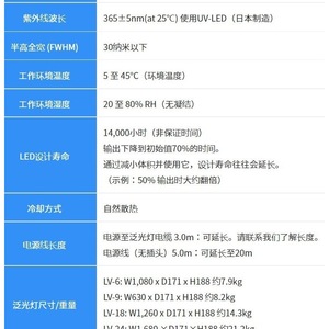 Kurikou Led L Type Eco Lamp 365Nm Uv Light For Inspection With Uniform <b>Illumination</b> 2 Year Warranty - Product Image 3