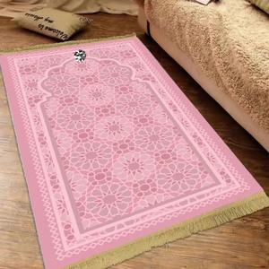 Tapis <span class=keywords><strong>de</strong></span> style ethnique en velours diamanté doré pour salon et chambre, épais et roulé, facile <span class=keywords><strong>d</strong></span>'entretien avec aspirateur, Moyen-Orient - Product Image 4