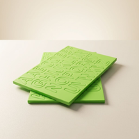 Autocollants en mousse EVA alphabet, lettres autocollantes ABC, mousse découpée verte de 3 mm d'épaisseur pour l'apprentissage des enfants et les loisirs créatifs