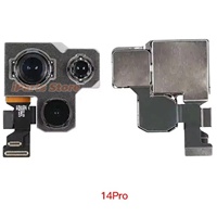 Module de caméra arrière principal de remplacement IPARTS pour iPhone 14 Plus Pro Max, pièces de réparation flexibles OEM