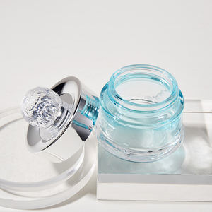 Set <span class=keywords><strong>de</strong></span> Lujo <span class=keywords><strong>de</strong></span> Envases <span class=keywords><strong>de</strong></span> Vidrio <span class=keywords><strong>para</strong></span> Cuidado <span class=keywords><strong>de</strong></span> la Piel, Botellas <span class=keywords><strong>de</strong></span> 40-120ml con Degradado Azul y Tapas <span class=keywords><strong>de</strong></span> Bola Dorada Únicas <span class=keywords><strong>para</strong></span> Crema, Loción y Base <span class=keywords><strong>de</strong></span> Maquillaje - Product Image 6