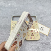 Coque de téléphone en gros motif animaux de dessin animé, mignonne, chiot, lapin, en TPU souple, protection pour iPhone 16 15 Pro Max Samsung S25 S26 Ultra