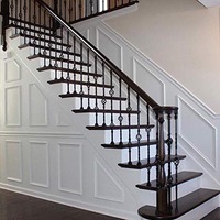 Balustres et meneaux décoratifs en fer forgé pour porches, rampes d'escalier, garde-corps, balustrades de balcon, portails et clôtures