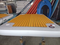 Plateforme flottante sur mesure pour jet ski, île flottante gonflable pour la famille