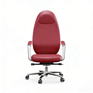 Chaises de bureau exécutives contemporaines de <span class=keywords><strong>haute</strong></span> qualité en cuir véritable avec roulettes pivotantes et hauteur réglable - Product Image 5
