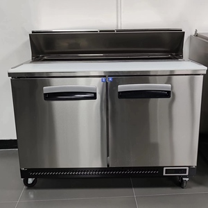 Thương mại salad Bar Sandwich chuẩn bị bảng tủ lạnh thép không gỉ Tủ đông salad <span class=keywords><strong>Prep</strong></span> tủ lạnh 2025 - Product Image 6