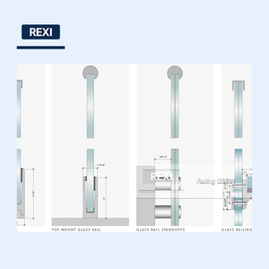 <span class=keywords><strong>Sans</strong></span> cadre trempé <span class=keywords><strong>escalier</strong></span> verre garde-corps prix pour terrasse balcon <span class=keywords><strong>piscine</strong></span> - Product Image 2