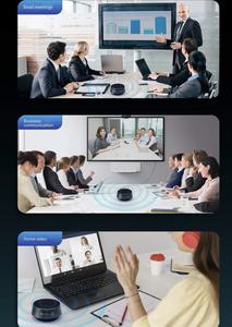 Système de micro pour réunion, microphone sans fil, solution audio intelligente pour réunion, <span class=keywords><strong>radio</strong></span> FM portable avec système de microphone - Product Image 2