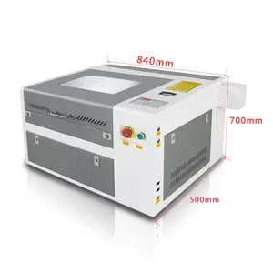 Máquina De Gravação A Laser 50W 440 CO2 Gravador Cortador Granito Pedra Azulejo Mármore 400*400 Máquina Pequena