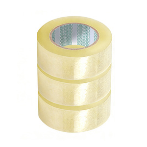 Transparent Sealing Tape 4.5Cm Wide Large <b>Rolls</b> Waterproof For Express Packaging Beige <b>Boxes</b> Adhesive Tape - Product Image 1