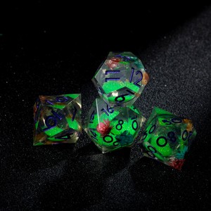 Set di 7 Dadi Poliedrici con Numeri Dispari D3-D25, Dadi con Numeri Dispari D3, D5, D7, D11, D13, D15, D17, D25 - Product Image 3